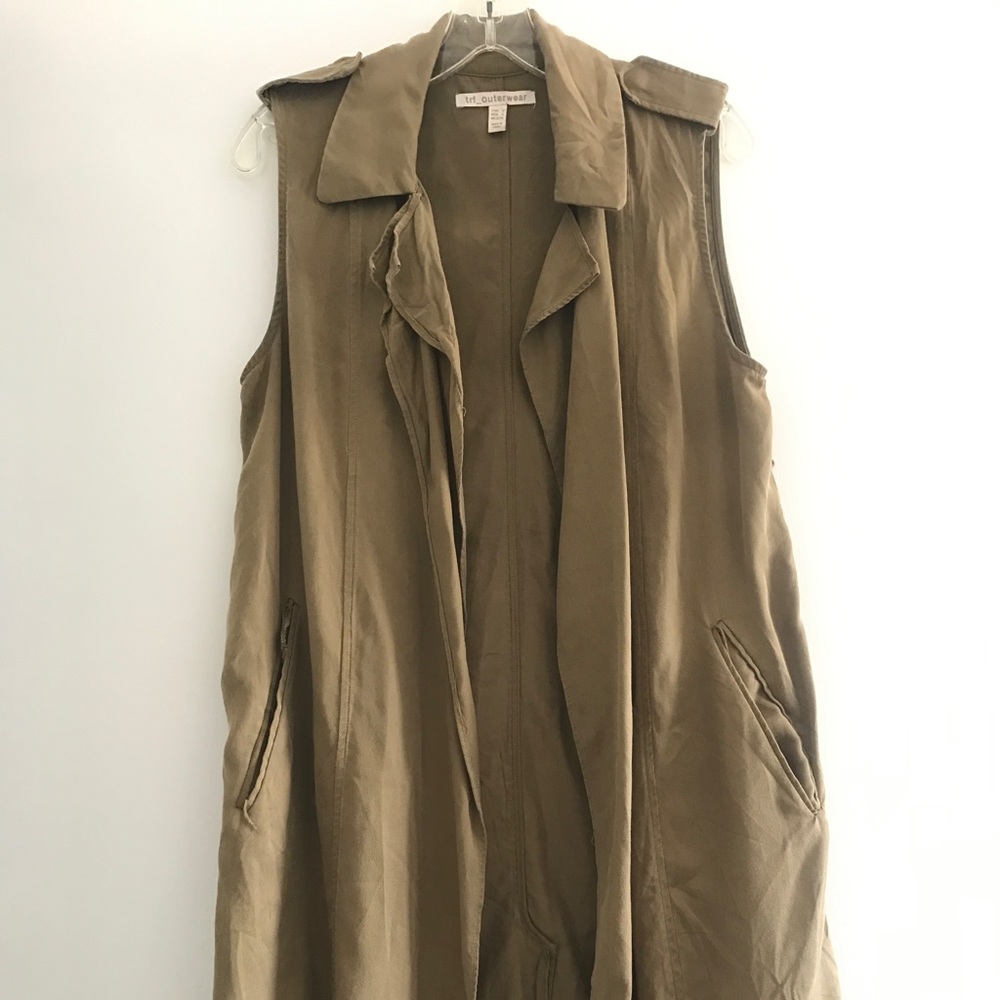 Zara Long Vest Coat